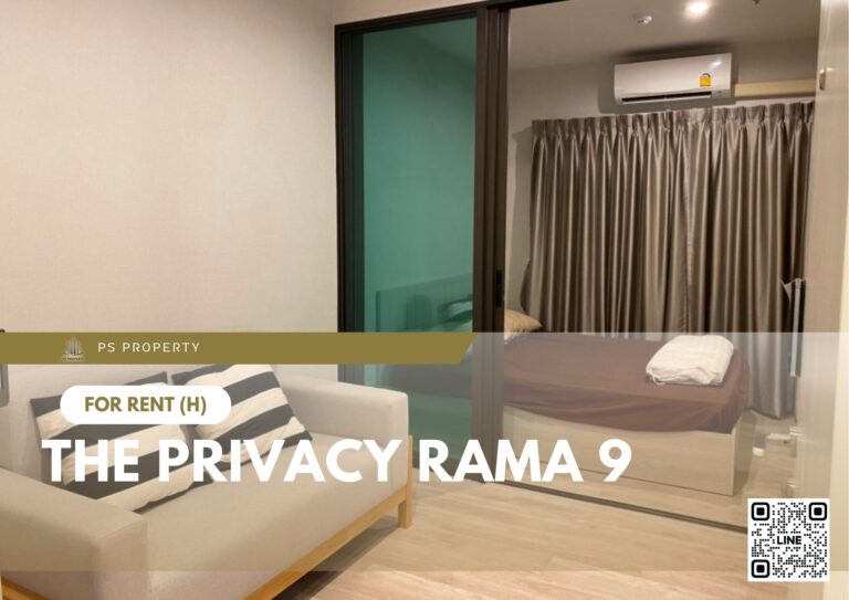 PS96845 – Condo Near ARL Ramkhamhaeng Station For Rent , One bedroom unit at The Privacy Rama 9