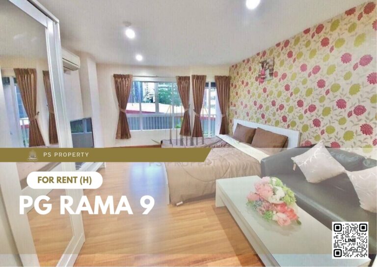 PS39691 – Condo Near MRT Phra Ram 9 Station For Rent , One bedroom unit at PG Rama 9
