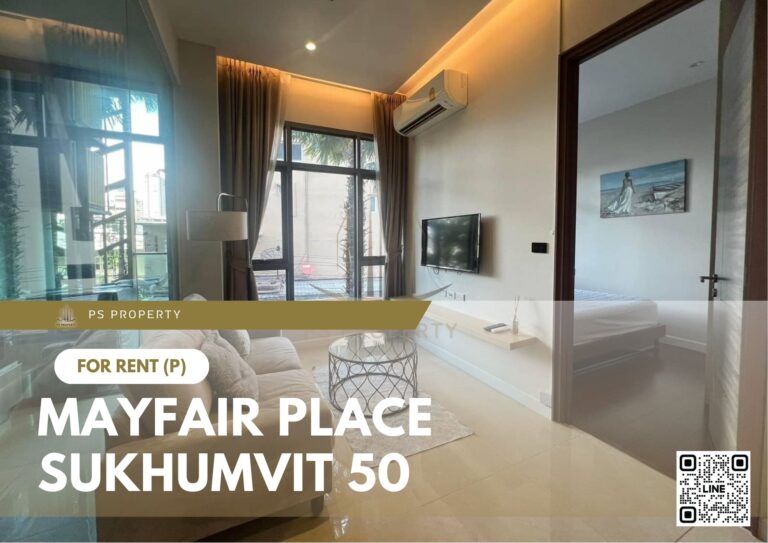 PS23599 – Condo Near BTS On Nut Station For Rent , One bedroom unit at Mayfair Place Sukhumvit 50