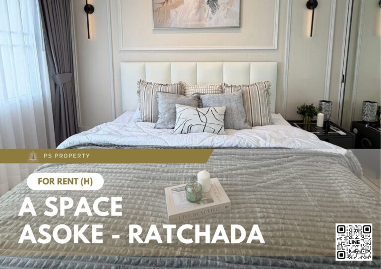 PS98615 – Condo Near MRT Phra Ram 9 Station For Sale , One bedroom unit at A Space Asoke – Ratchada