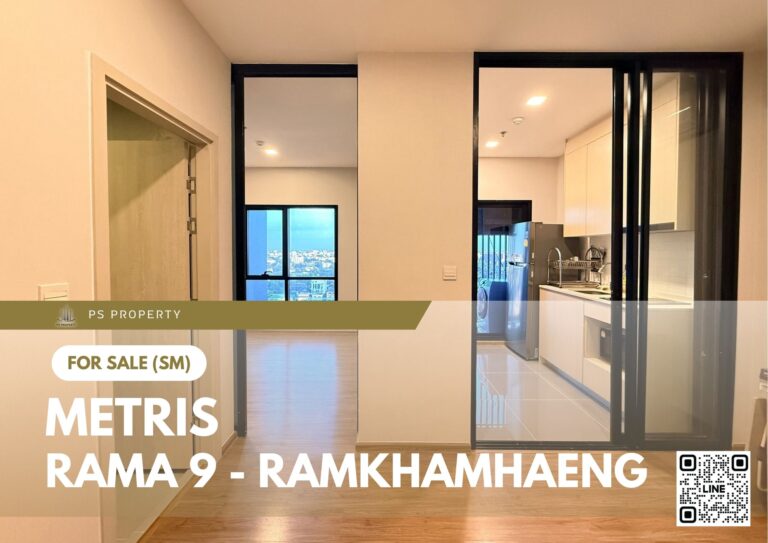 PS98681 – Condo Near ARL Ramkhamhaeng Station For Sale , One bedroom unit at Metris Rama 9 – Ramkhamhaeng