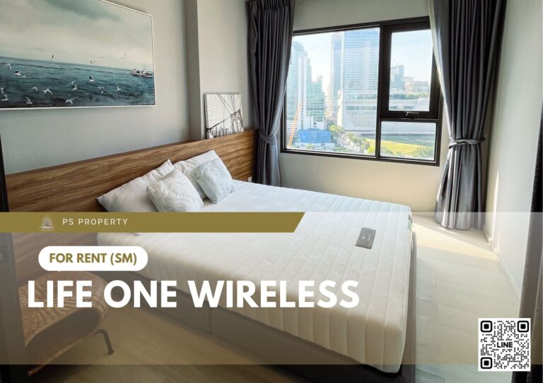 PS98694 – Condo Near BTS Phloen Chit Station For Rent , One bedroom unit at Life One Wireless