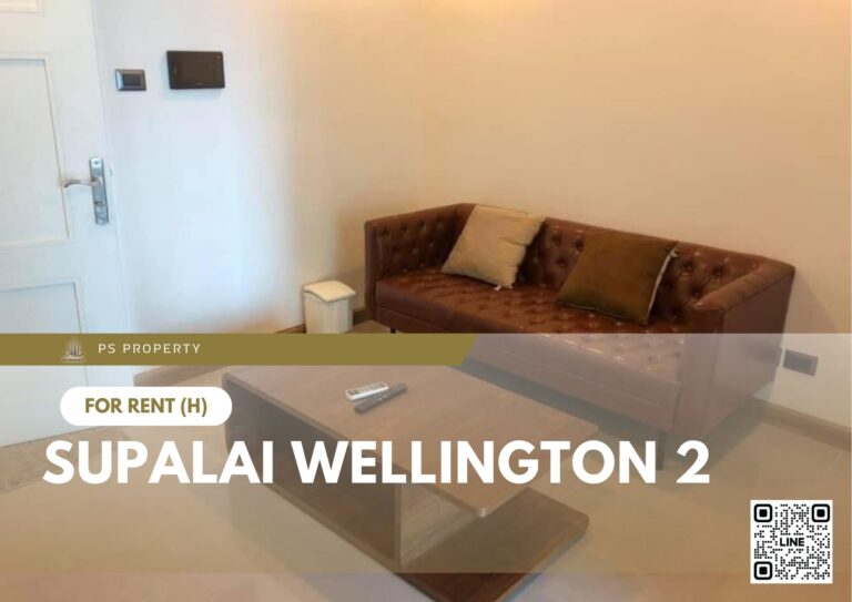 PS98758 – Condo Near MRT Thailand Cultural Centre Station For Rent , One bedroom unit at Supalai Wellington 2