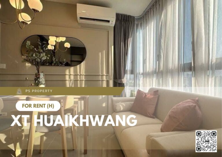 PS98793 – Condo Near MRT HUAIKHWANG Station For Rent , One bedroom unit at XT HUAIKHWANG