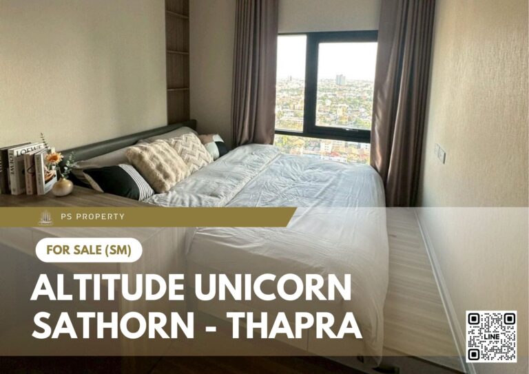 PS99003 – Condo Near BTS Talat Phlu Station For Sale , One bedroom unit at Altitude Unicorn Sathorn – Thapra