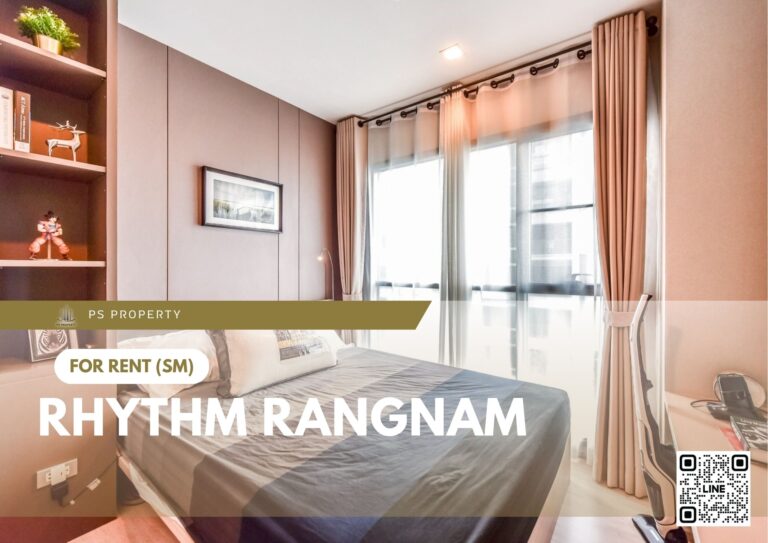 PS96979 – Condo Near BTS Victory Monument Station For Rent , Two bedroom unit at Rhythm Rangnam
