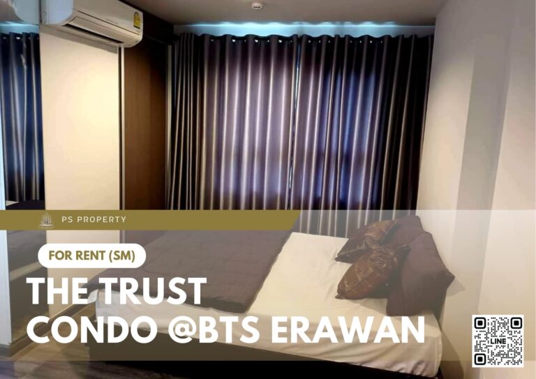 PS96968 – Condo Near BTS Chang Erawan Station For Rent , One bedroom unit at The Trust Condo @BTS Erawan
