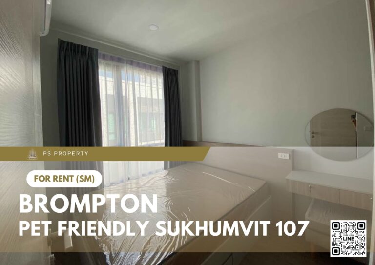 PS97007 – Condo Near BTS Bearing Station For Rent , One bedroom unit at BROMPTON Pet Friendly Sukhumvit 107