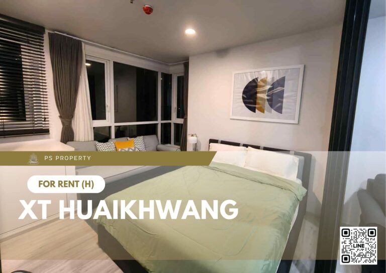 PS97147 – Condo Near MRT HUAIKHWANG Station For Rent , One bedroom unit at XT HUAIKHWANG
