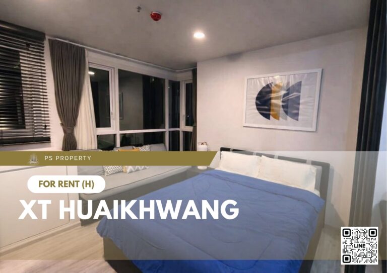 PS97181 – Condo Near MRT HUAIKHWANG Station For Rent , One bedroom unit at XT HUAIKHWANG