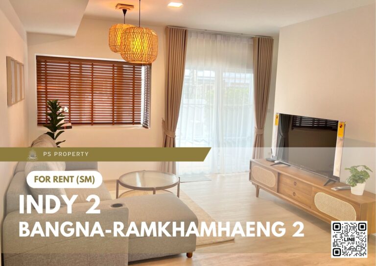 PS97277 – House Near MRT Si Iam Station For Rent , at Indy 2 Bangna-Ramkhamhaeng 2