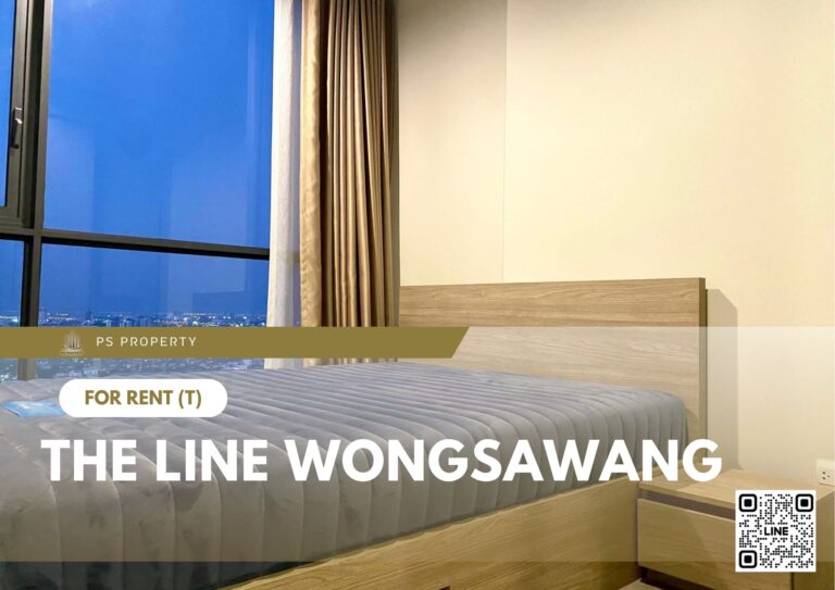 PS100040 – Condo Near MRT Wong Sawang Station For Rent , One bedroom unit at THE LINE Wongsawang