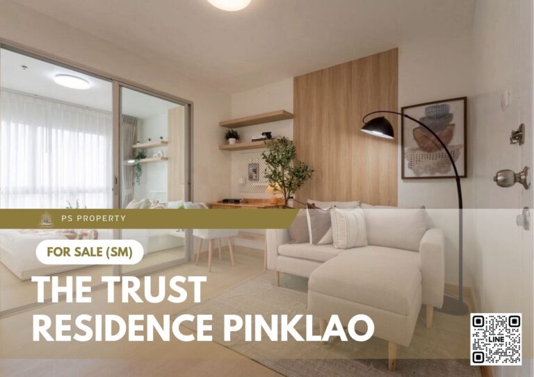 PS100109 – Condo Near SRT Bang Bamru Station For Sale , One bedroom unit at The Trust Residence Pinklao