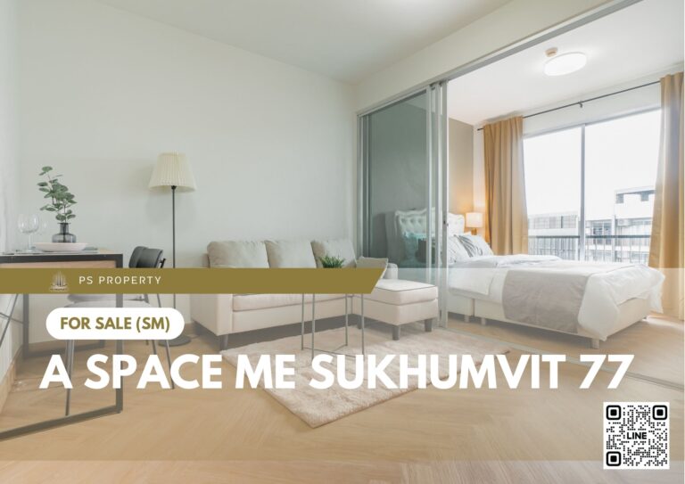 PS100176 – Condo Near BTS On Nut Station For Sale , One bedroom unit at A Space Me Sukhumvit 77