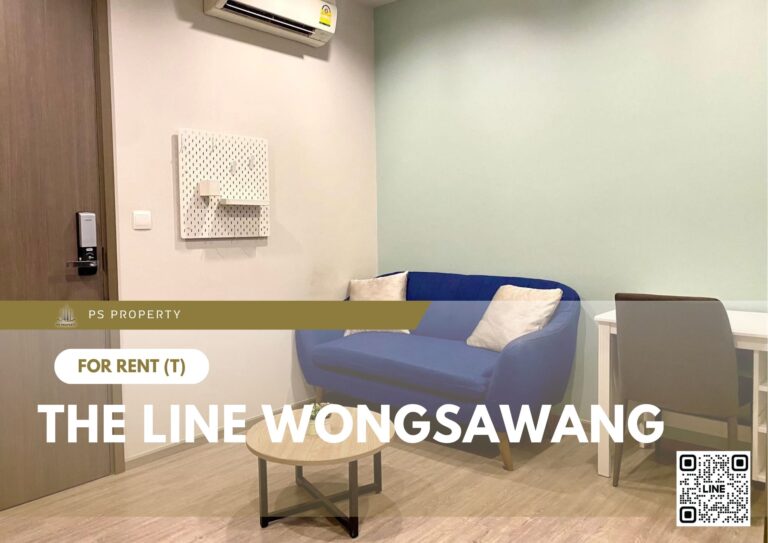 PS100360 – Condo Near MRT Wong Sawang Station For Rent , One bedroom unit at THE LINE Wongsawang
