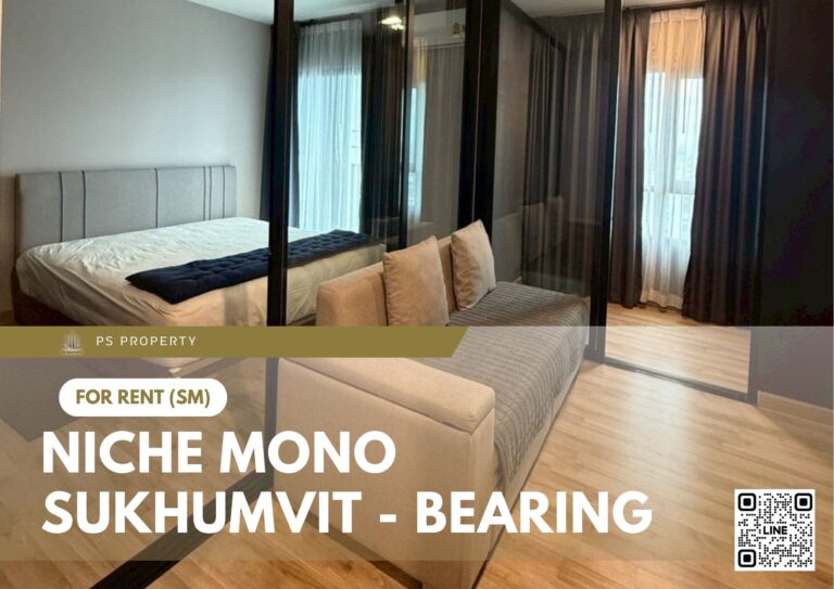 PS99084 – Condo Near BTS Bearing station For Rent , One bedroom unit at Niche Mono Sukhumvit – Bearing