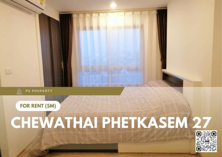 PS65544 – Condo Near MRT Bang Wa Station For Rent , One bedroom unit at Chewathai Phetkasem 27