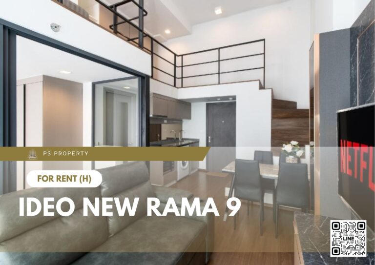 PS100440 – Condo Near ARL Ramkhamhaeng Station For Rent , Two bedroom unit at IDEO New Rama 9