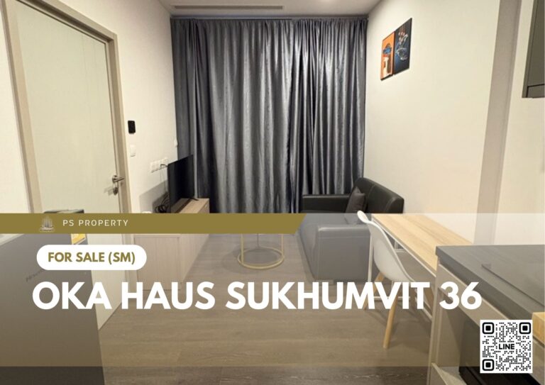 PS100549 – Condo Near BTS Thong Lo Station For Sale , One bedroom unit at OKA HAUS Sukhumvit 36