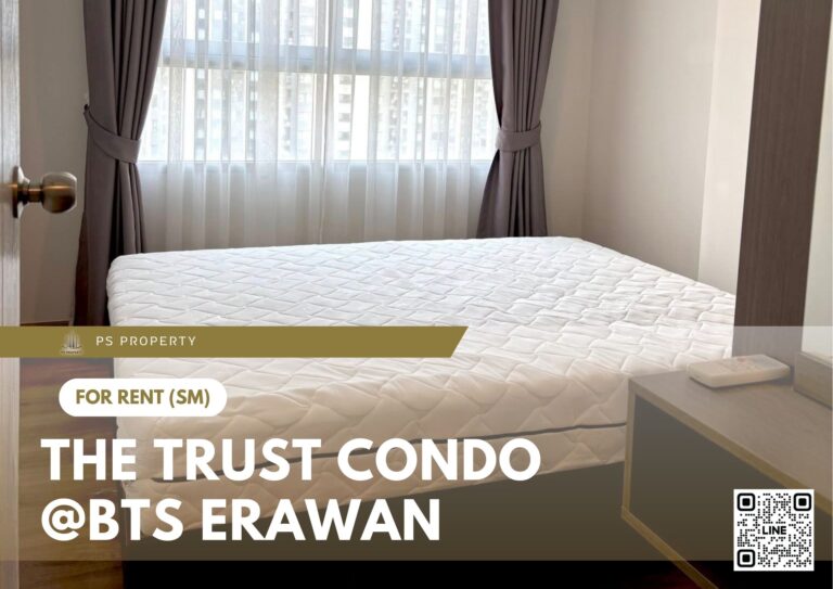 PS100601 – Condo Near BTS Chang Erawan Station For Rent , One bedroom unit at The Trust Condo @BTS Erawan