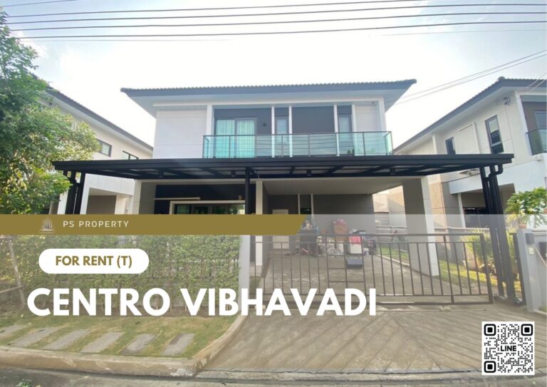 PS100569 – House Near SRT Don Mueang Station For Rent , at Centro Vibhavadi