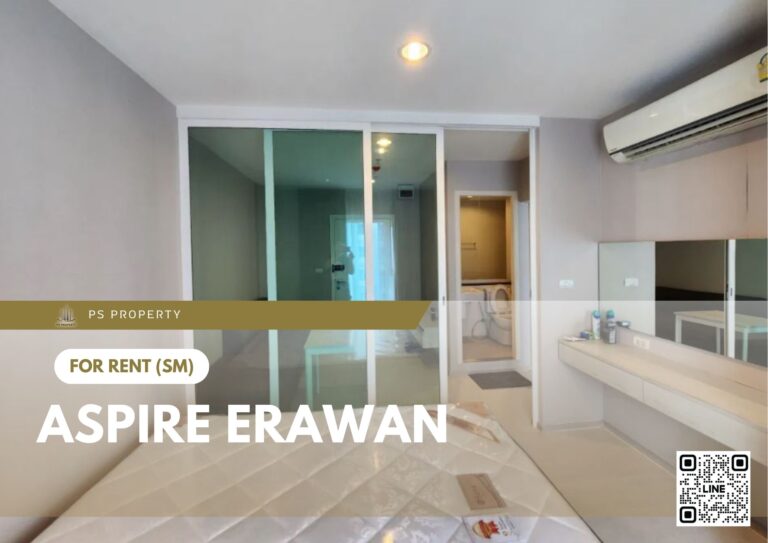 PS100628 – Condo Near BTS Chang Erawan Station For Rent , One bedroom unit at Aspire Erawan