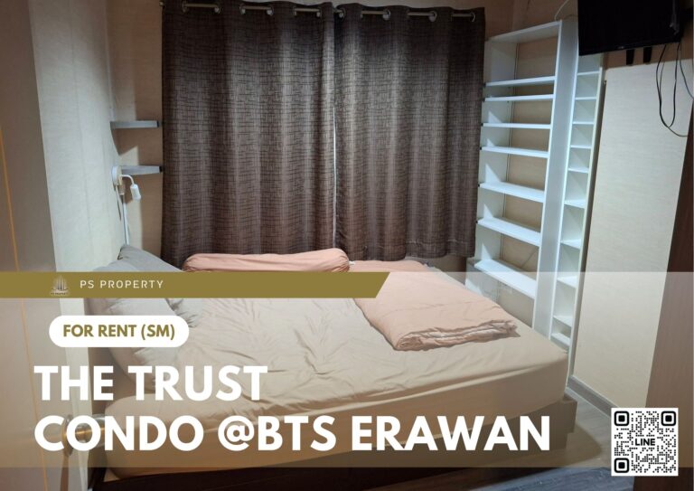 PS100634 – Condo Near BTS Chang Erawan Station For Rent , One bedroom unit at The Trust Condo @BTS Erawan