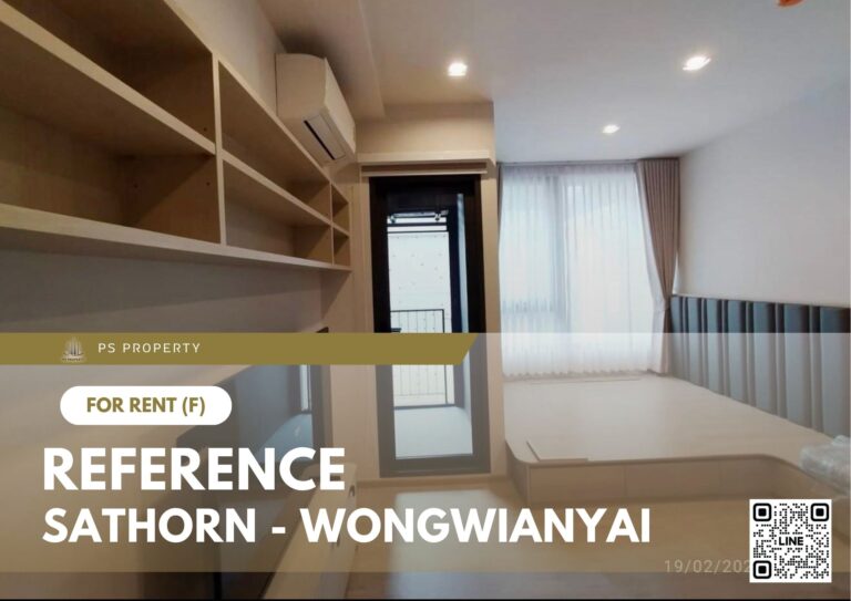 PS101087 – Condo Near BTS Wongwian Yai Station For Rent , One bedroom unit at Reference Sathorn – Wongwianyai