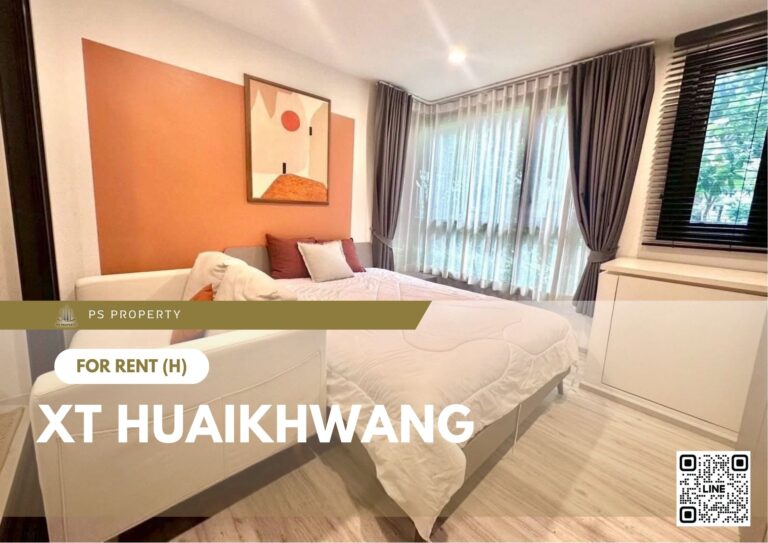 PS76519 – Condo Near MRT HUAIKHWANG Station For Rent , One bedroom unit at XT HUAIKHWANG