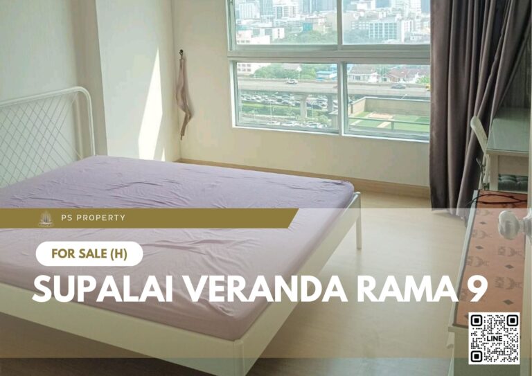 PS101330 – Condo Near MRT Phra Ram 9 Station For Sale , One bedroom unit at Supalai Veranda Rama 9