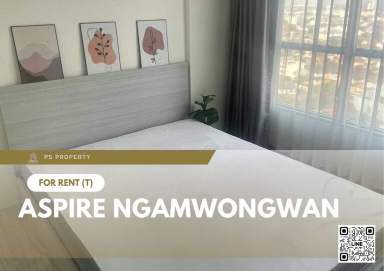 PS99326 – Condo Near BTS Kasetsart University Station For Rent , One bedroom unit at Aspire Ngamwongwan