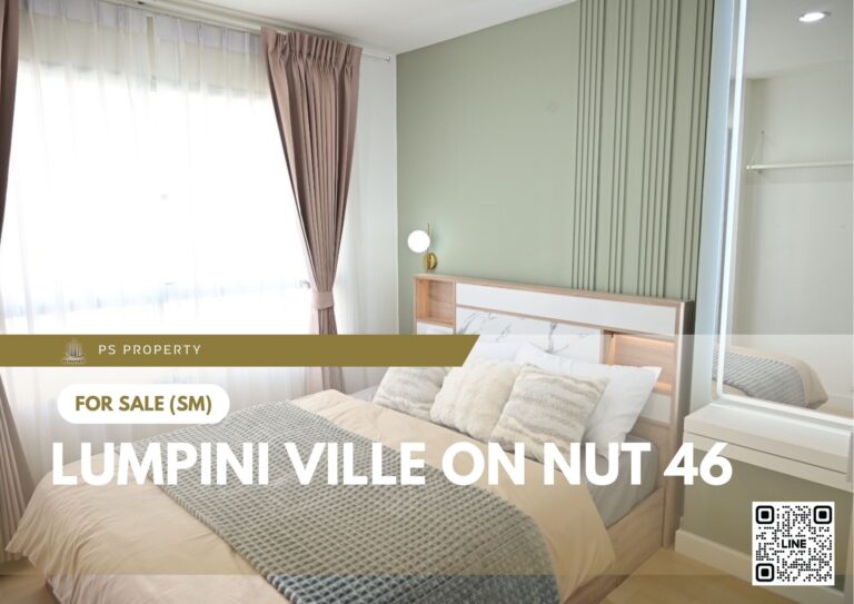 PS99415 – Condo Near BTS On Nut Station For Sale , One bedroom unit at Lumpini Ville On Nut 46