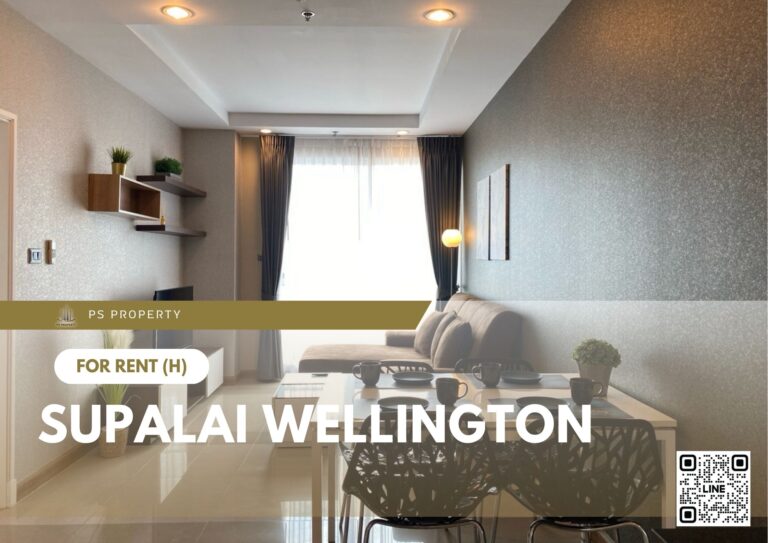 PS99597 – Condo Near MRT Thailand Cultural Centre Station For Rent , One bedroom unit at Supalai Wellington