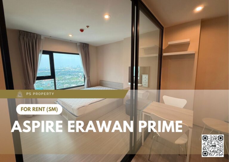 PS102043 – Condo Near BTS Chang Erawan Station For Rent , One bedroom unit at Aspire Erawan Prime