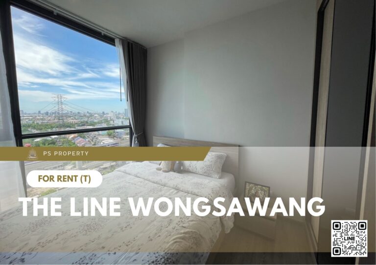 PS102077 – Condo Near MRT Wong Sawang Station For Rent , One bedroom unit at THE LINE Wongsawang