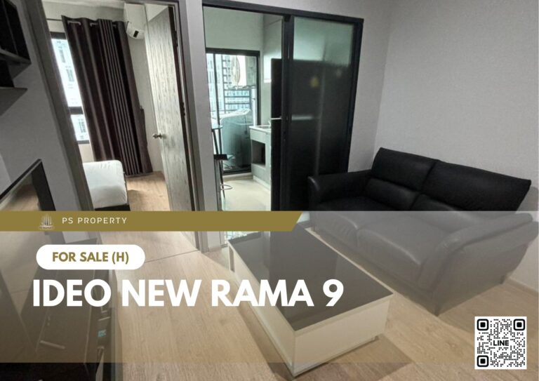 PS101616 – Condo Near ARL Ramkhamhaeng Station For Sale , One bedroom unit at IDEO New Rama 9