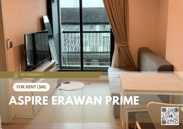 PS102416 – Condo Near BTS Chang Erawan Station For Rent , One bedroom unit at Aspire Erawan Prime