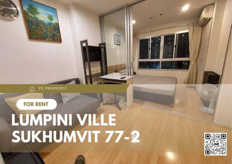 PS54000 – Condo Near BTS On Nut Station For Rent , One bedroom unit at Lumpini Ville Sukhumvit 77-2
