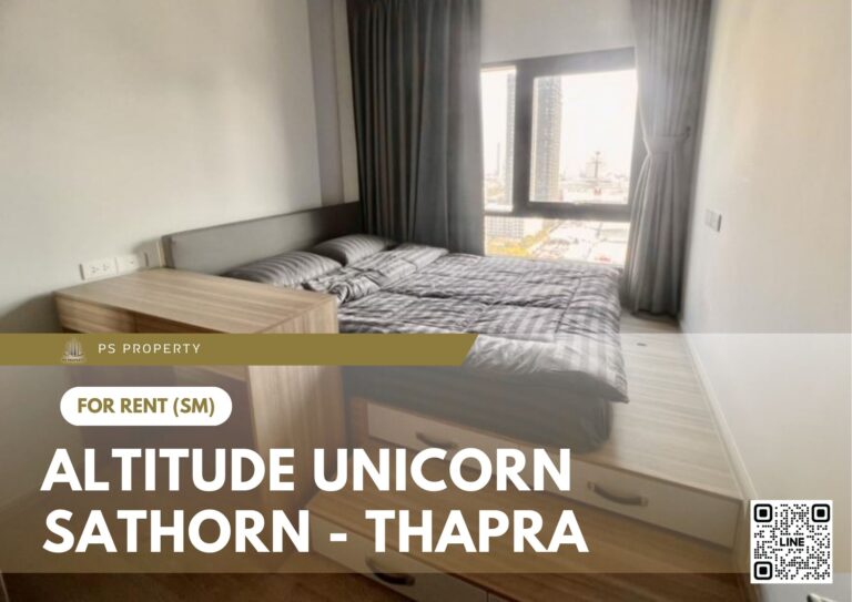 PS101664 – Condo Near BTS Talat Phlu Station For Rent , One bedroom unit at Altitude Unicorn Sathorn – Thapra