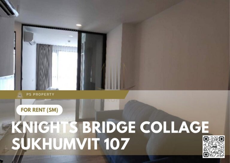 PS12962 – Condo Near BTS Bearing Station For Rent , One bedroom unit at Knights Bridge Collage Sukhumvit 107