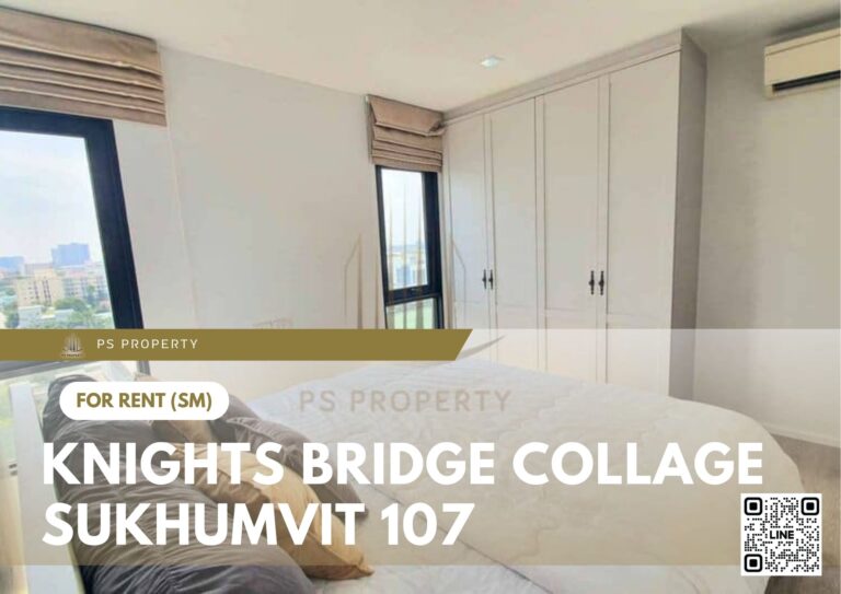 PS13167 – Condo Near BTS Bearing Station For Rent , Two bedroom unit at Knights Bridge Collage Sukhumvit 107