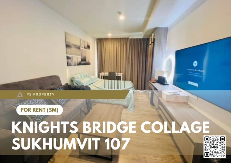 PS9837 – Condo Near BTS Bearing Station For Rent , One bedroom unit at Knights Bridge Collage Sukhumvit 107