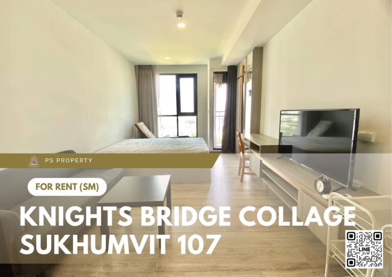 PS69027 – Condo Near BTS Bearing Station For Rent , One bedroom unit at Knights Bridge Collage Sukhumvit 107