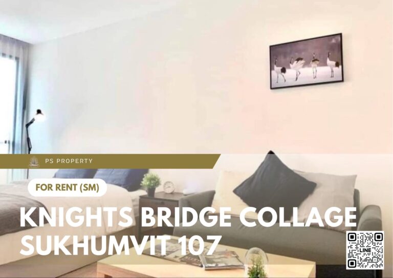 PS74994 – Condo Near BTS Bearing Station For Rent , One bedroom unit at Knights Bridge Collage Sukhumvit 107
