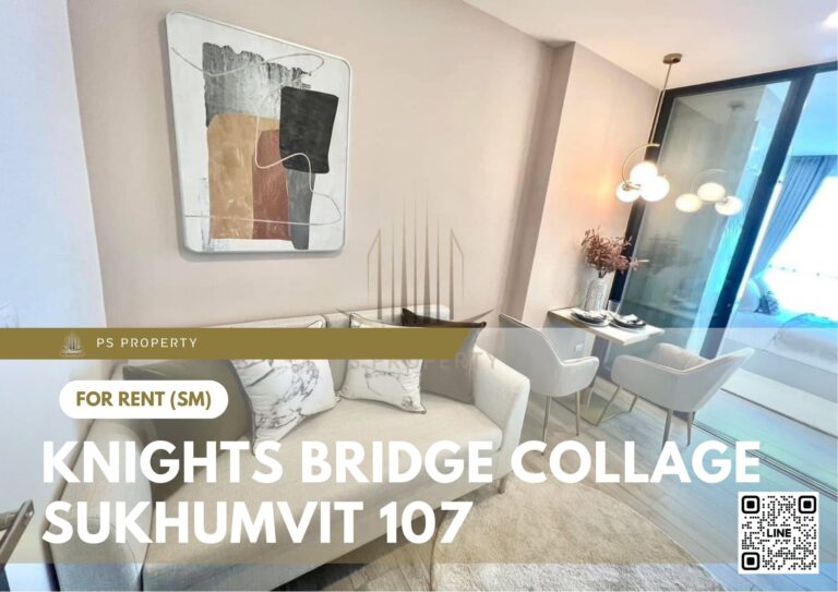 PS39176 – Condo Near BTS Bearing Station For Rent , One bedroom unit at Knights Bridge Collage Sukhumvit 107