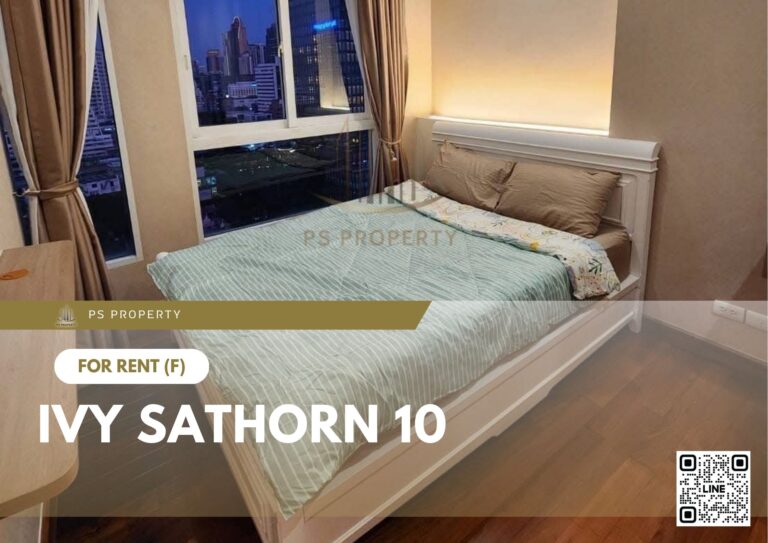 PS45361 – Condo Near BTS Chong Nonsi Station For Rent , One bedroom unit at Ivy Sathorn 10