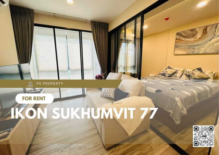 PS66746 – Condo Near BTS On Nut Station For Rent , One bedroom unit at IKON Sukhumvit 77