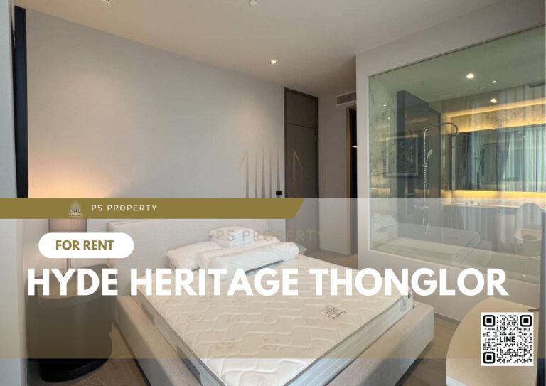 PS32259 – Condo Near BTS Thong Lo Station For Rent , Two bedroom unit at HYDE Heritage Thonglor