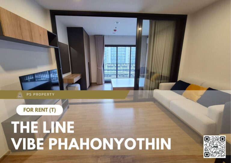 PS101596 – Condo Near BTS Ha Yaek Lat Phrao Station For Rent , One bedroom unit at The Line Vibe Phahonyothin
