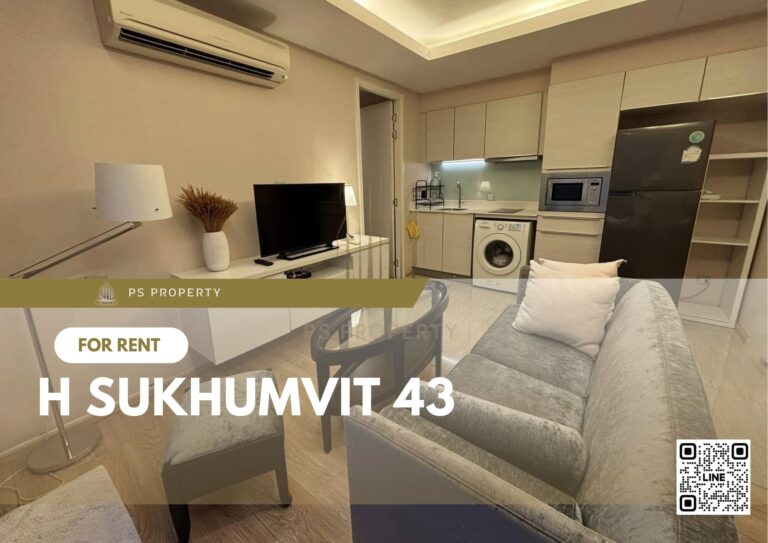 PS31500 – Condo Near BTS Phrom Phong Station For Rent , One bedroom unit at H Sukhumvit 43
